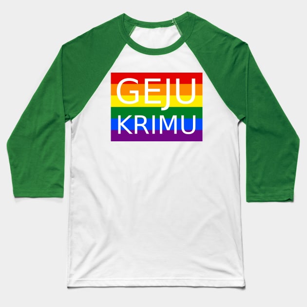 Geju, Krimu Baseball T-Shirt by dikleyt